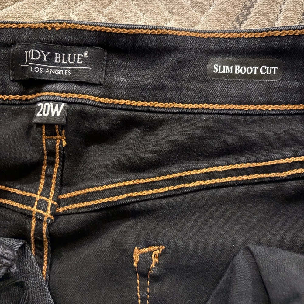 Judy Blue Men's Black Bootcut Jeans